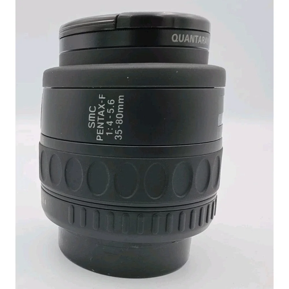 Pentax-F 35-80mm f4-5.6 SMC Autofocus Lens with Quantaray 49mm UV Filter